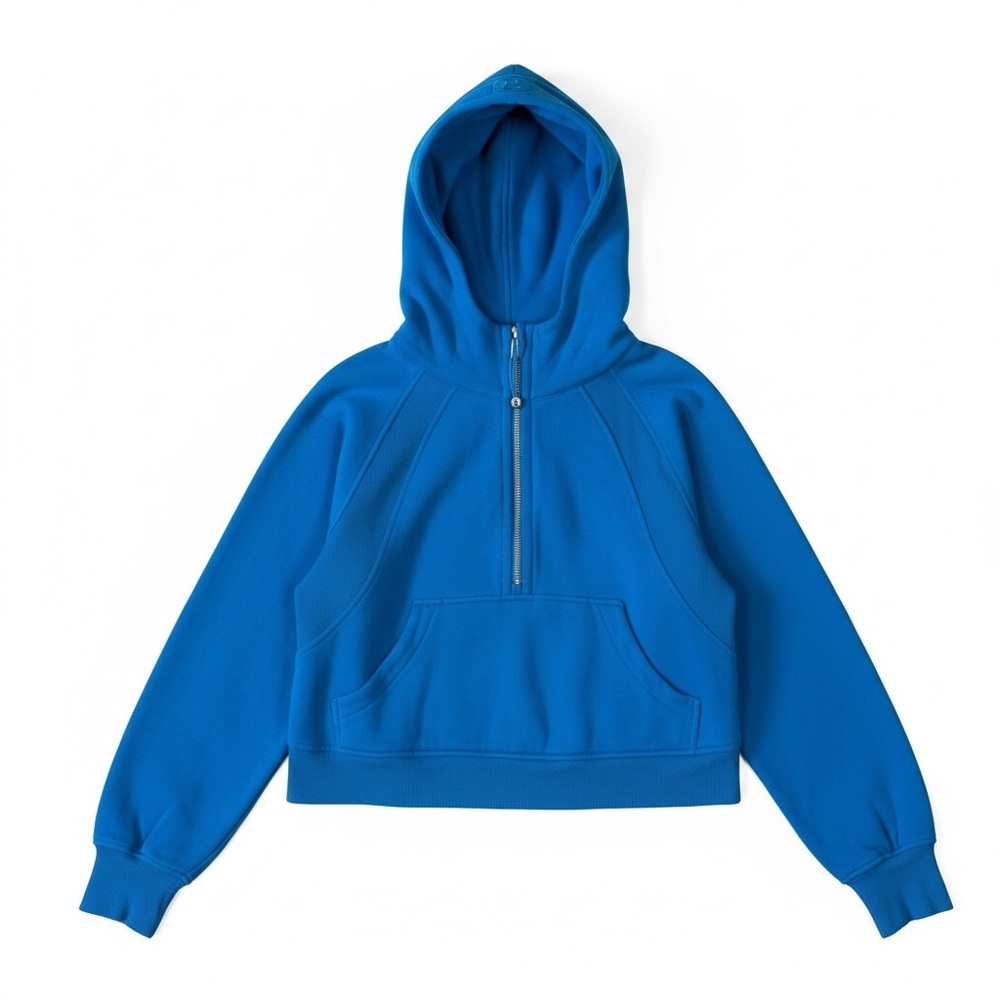 lululemon Scuba Oversized Half-Zip Hoodie in Poolside Blue Size XS/S